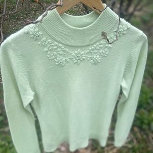 mint mock neck